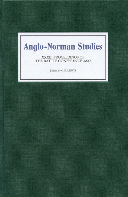 Book cover image for Anglo-Norman Studies XXXII ISBN: 9781843835639